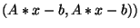 $ (A*x-b,A*x-b))$